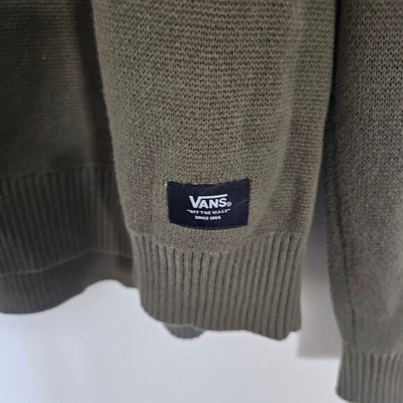 Vans Plant Harmony Dark Green Sweater Size XL - Picture 3 of 5